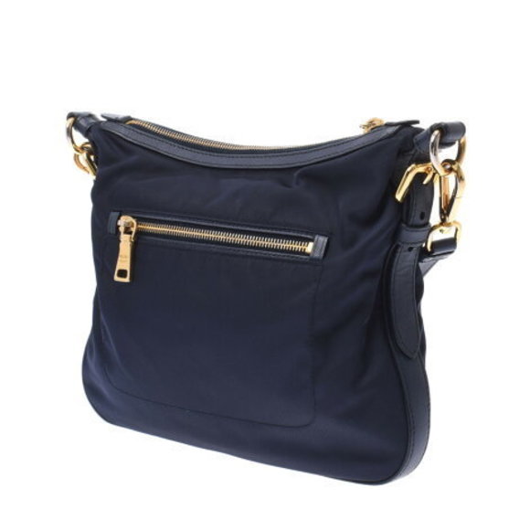 PRADA Navy Blue Nylon Shoulder Bag - Picture 2 of 12